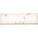 Museo LED 18 inch White Bath Vanity & Wall Light, dweLED