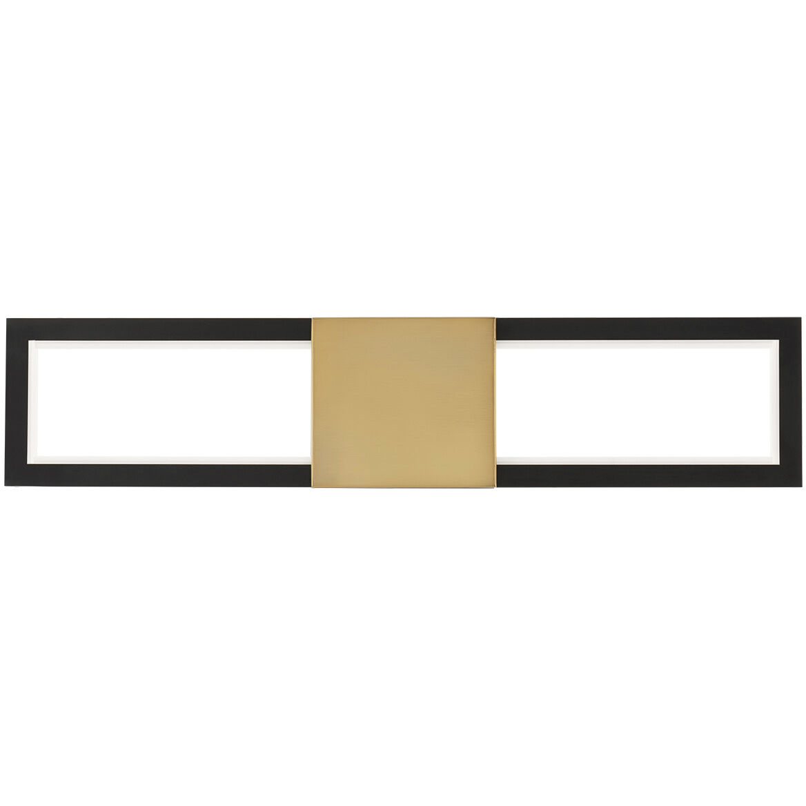 Peekaboo LED 22 inch Black Aged Brass Bath Vanity & Wall Light, dweLED
