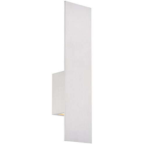 Icon LED 20 inch Brushed Aluminum Outdoor Wall Light, dweLED