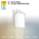 Lantern LED 10 inch White Outdoor Wall Light