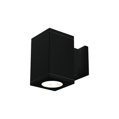 WAC Lighting DC-WD0534-F830B-BK Cube Arch 5 inch Black Sconce Wall Light in 3000K, 85, F-33 Degrees, 34, B - Twrds wall