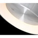 Corso LED 23.44 inch Brushed Aluminum Flush Mount Ceiling Light, dweLED