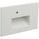 WAC 120V Step Light Anti Microbial LED 1.5 inch White ADA Step and Wall Light in Amber, WAC Lighting