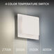 Greet Wall Sconce Wall Light in 3000K, White, dweLED
