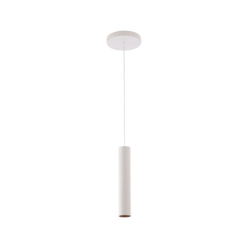 Silo Pendants LED 6.25 inch White/White Mini Pendant Ceiling Light in 3000K