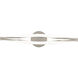 Jagger LED 26 inch Brushed Nickel Bath Vanity & Wall Light in 2700K, dweLED