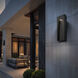 Orlene LED 16 inch Black Outdoor Wall Light, dweLED