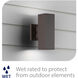 Cubix LED 9.42 inch Bronze Outdoor Wall Light