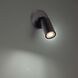 Cylinder LED 5.06 inch Black Outdoor Wall Light