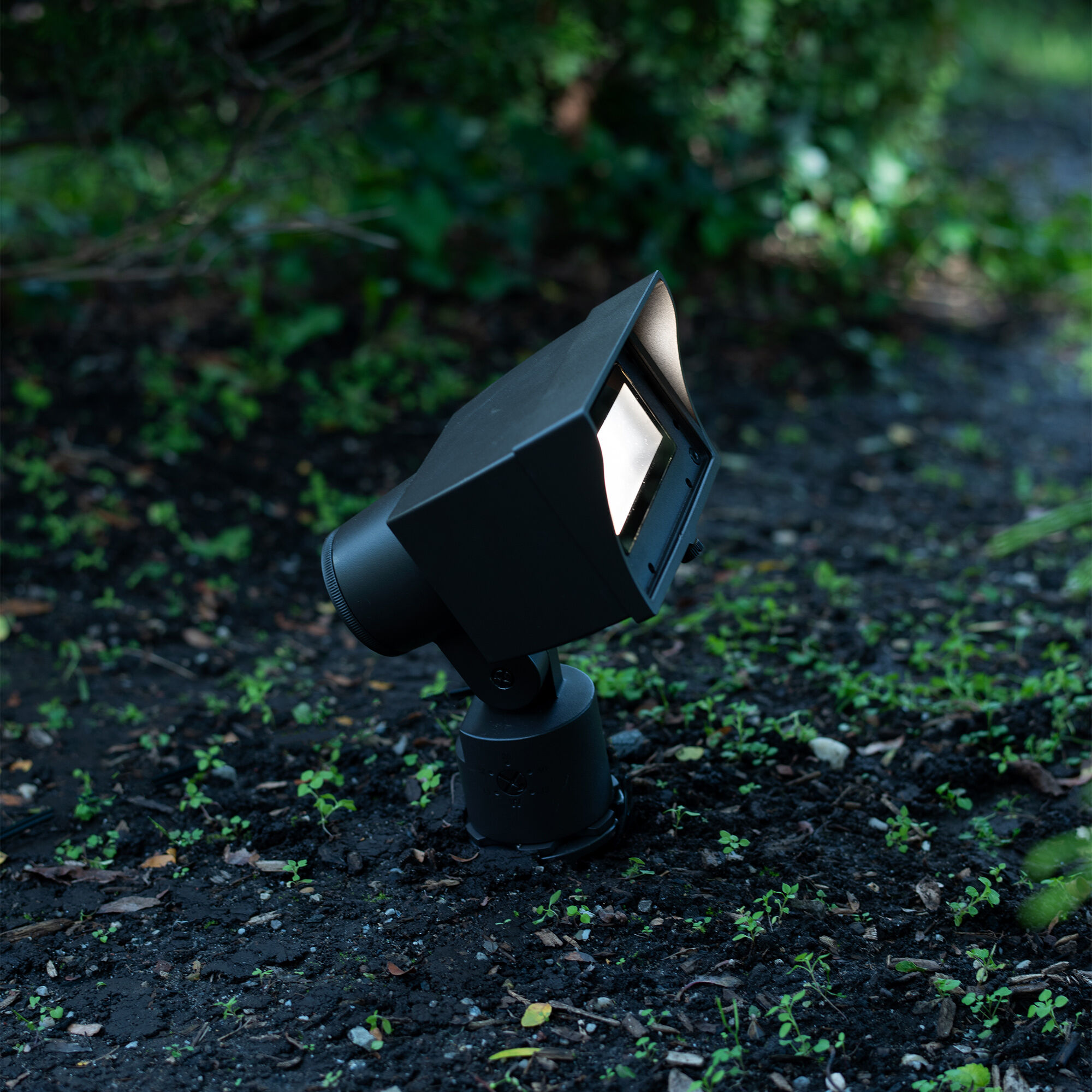 Tyler Black 25 watt LED Spot and Flood Lighting in 3000K WAC Landscape
