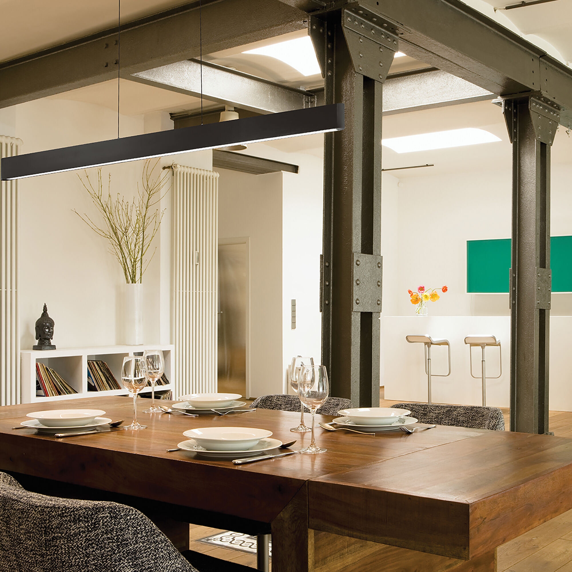 Volo LED 1.5 inch Black Pendant Ceiling Light, dweLED