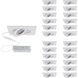 Lotos LED Module White Recessed Lighting in 3000K, 90, 1, Wide