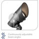 WAC 120V Accent Light 120 3.5 watt Black Accent Light, WAC Landscape