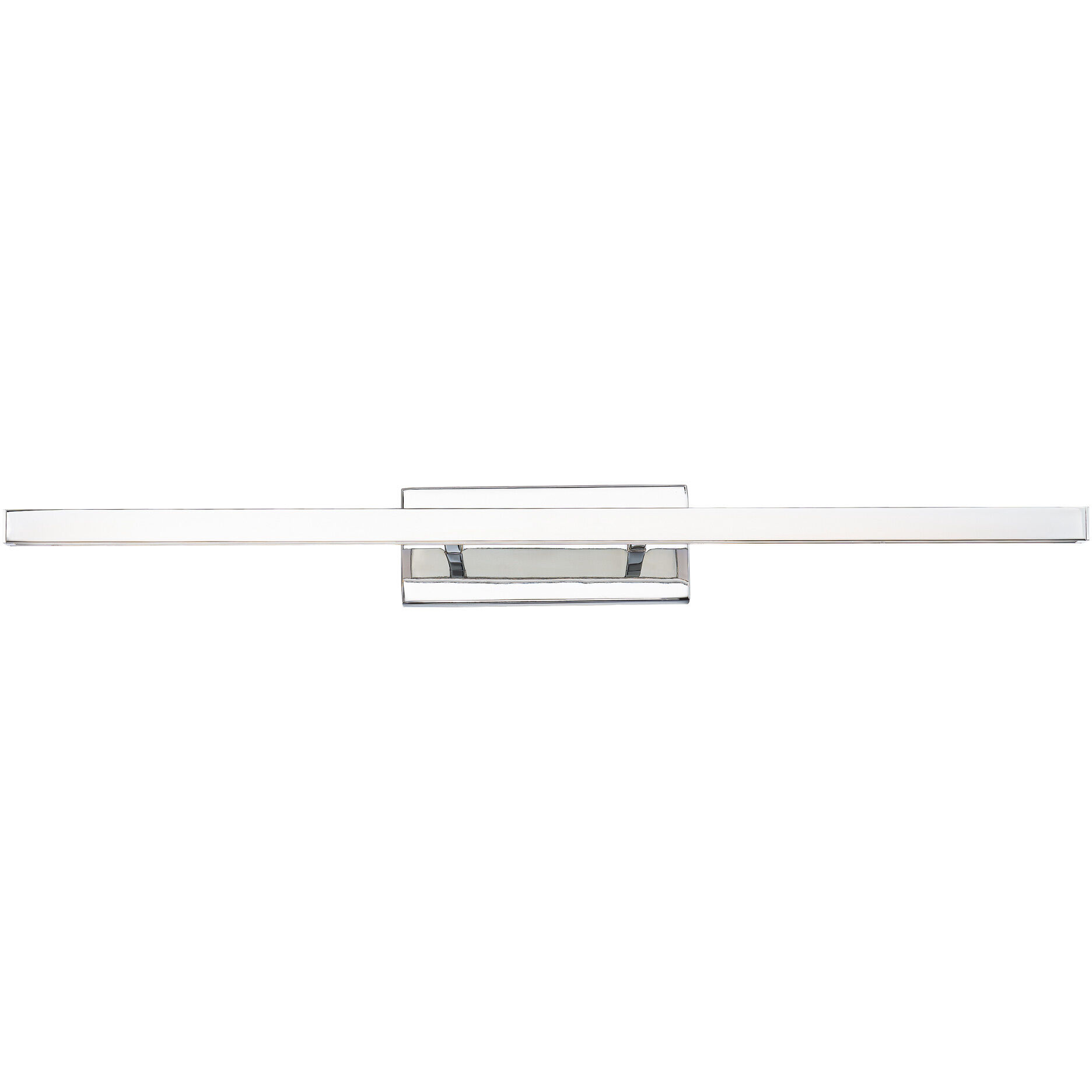 Parallax LED 24 inch Chrome Bath Vanity & Wall Light in 3500K, dweLED
