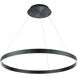 Sirius LED 31 inch Black Pendant Ceiling Light, dweLED