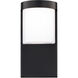 Midtown LED 10 inch Black Outdoor Wall Light