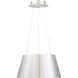 Vida LED 23.56 inch Brushed Aluminum Pendant Ceiling Light in 240in, dweLED