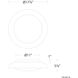 Taurus LED 17.88 inch Black Gold Flush Mount Ceiling Light, dweLED