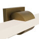 Flatte LED 24 inch Aged Brass Bath Vanity & Wall Light, dweLED