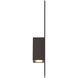 Icon LED 20 inch Bronze Outdoor Wall Light, dweLED