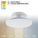 Twist-N-Lite LED 8 inch White Semi-Flush Mount Ceiling Light, WAC Limited