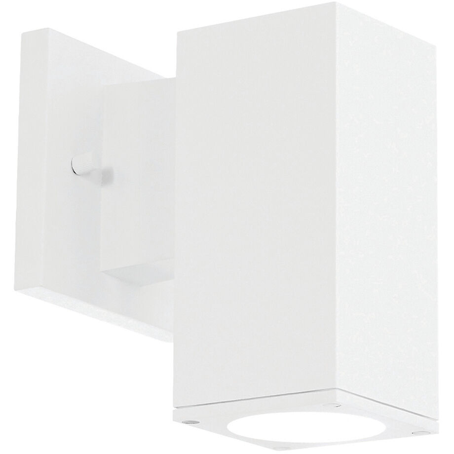 Cubix LED 6.75 inch White Outdoor Wall Lighting in 3000K, WAC Limited