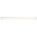 Revel LED 61.56 inch Brushed Aluminum Bath Vanity & Wall Light, dweLED