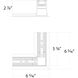 Ventrix White Track Component Ceiling Light