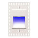 Tyler 120 3.3 watt White Step and Wall Lighting in Blue, WAC Lighting