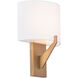 Fitzgerald Wall Sconce Wall Light in 3000K, Aged Brass, dweLED