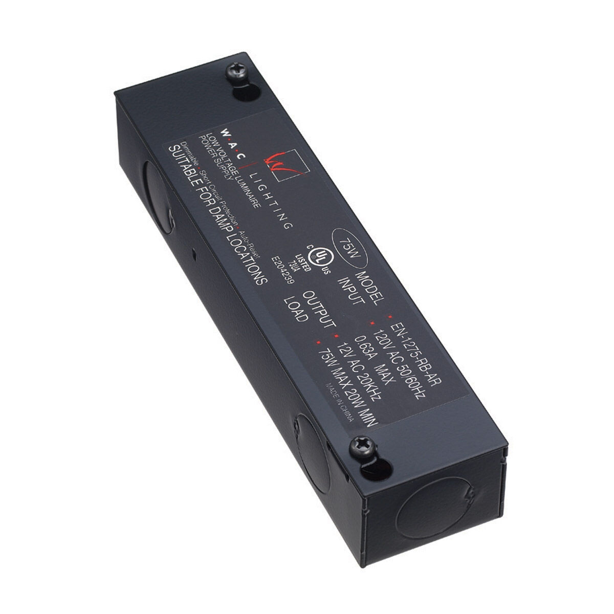 Power Supply Black Transformer Enclosure