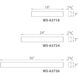 Strip LED 36 inch Brushed Aluminum Bath Vanity & Wall Light in 3000K, dweLED