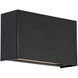 Blok Wall Sconce Wall Light in 3500K, Black, dweLED