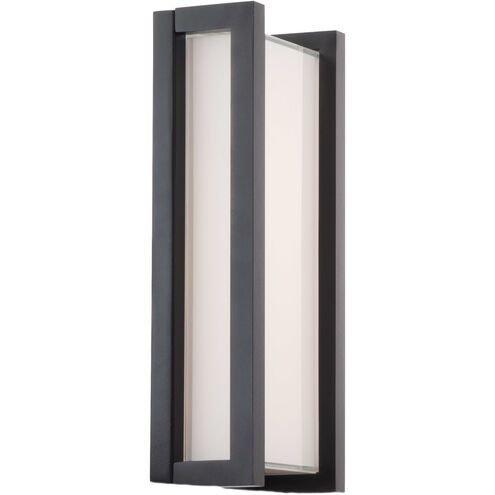 Axel LED 10.88 inch Black Outdoor Wall Light, dweLED