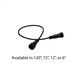 InvisiLED 0.75 inch Black Outdoor LED Strip Lighting in 12in, Outdoor Strip Light 24V Accessories, WAC Lighting