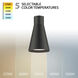 Twist-N-Lite LED 5 inch Black Mini-Pendant Ceiling Light, WAC Limited