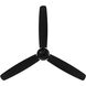 Blitzen 54 inch Matte Black Downrod Ceiling Fans, Smart Fan