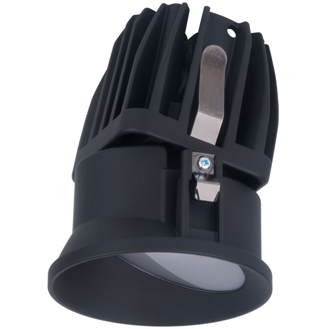 FQ Integrated LED Black Recessed Trim in 3500K, 2" LED