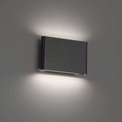 Tablet LED 5.5 inch Black Outdoor Wall Light