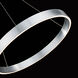 Sirius LED 24 inch Brushed Aluminum Pendant Ceiling Light, dweLED
