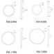 Round LED 7 inch White Flush Mount Ceiling Light in 3000K