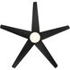 Viper 60 inch Brushed Nickel Matte Black with Matte Black Blades Downrod Ceiling Fans, Smart Fan