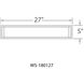 Metro Indoor Wall Lighting in Brushed Nickel