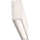 Museo LED 28 inch White Bath Vanity & Wall Light, dweLED