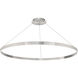 Sirius LED 48 inch Brushed Aluminum Pendant Ceiling Light, dweLED