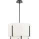 Strum LED 19.63 inch Black Pendant Ceiling Light, dweLED