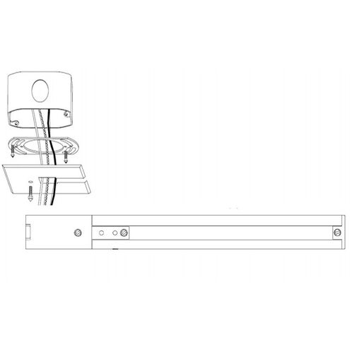 J 2-Circuit Track 120 Black Track Component Ceiling Light