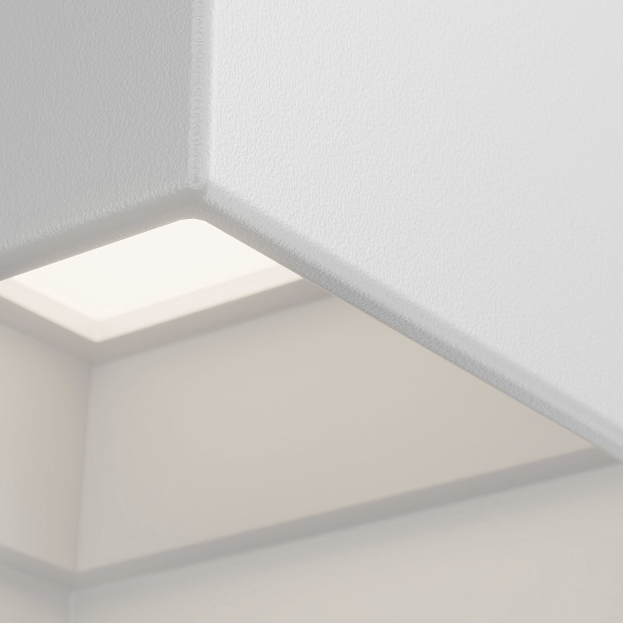Downtown LED 3.5 inch White Outdoor Flush Mount in 3000K, dweLED