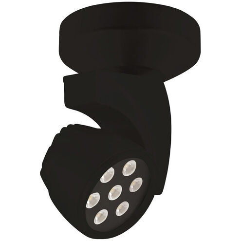 Reflex LED 4.5 inch Black Flush Mount Ceiling Light in 3500K