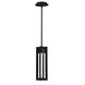 Chamber LED 6 inch Black Outdoor Pendant, dweLED